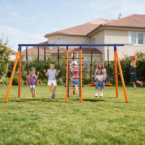 700lbs metal swing set - metal,